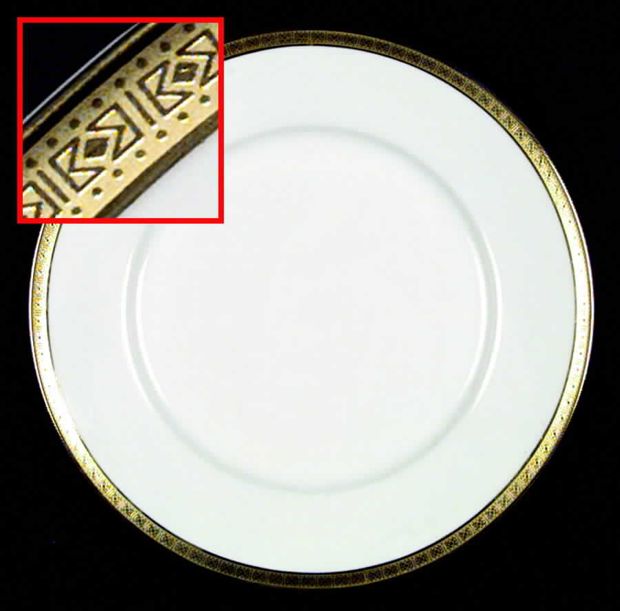 Volga Dinner Plate by Ginori 1735-1