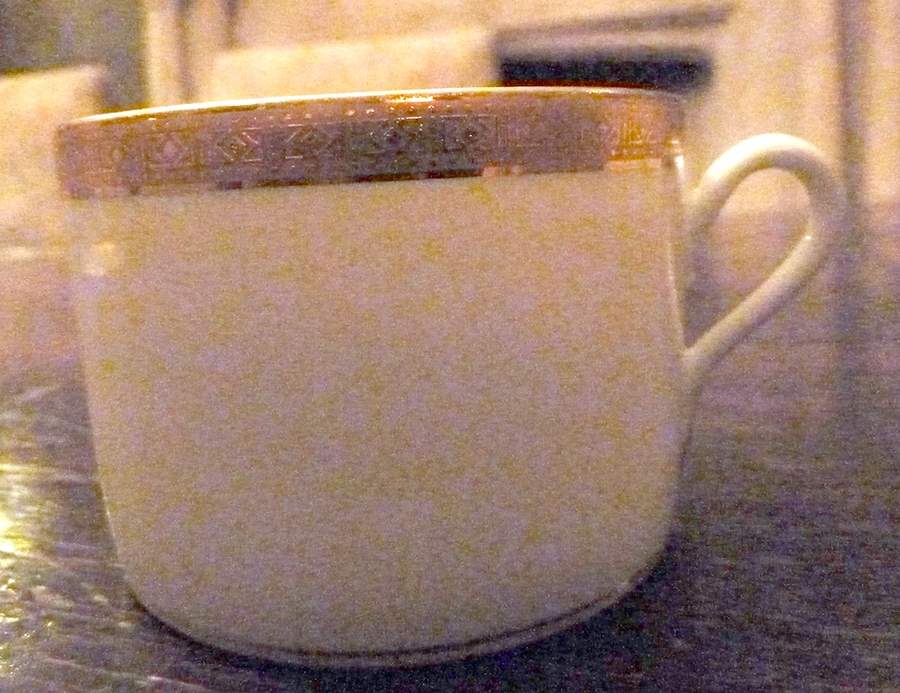 Volga Flat Demitasse Cup by Ginori 1735-1