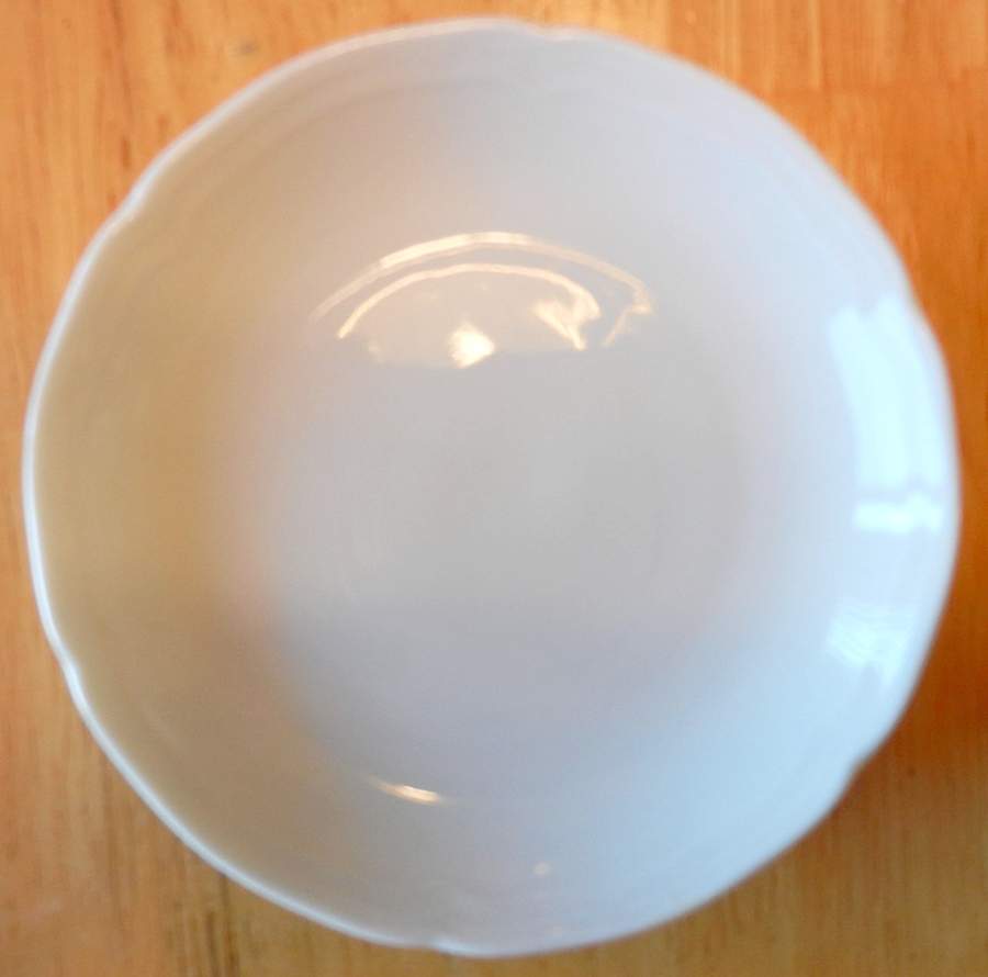 White Antico Doccia Coaster by Ginori 1735-1