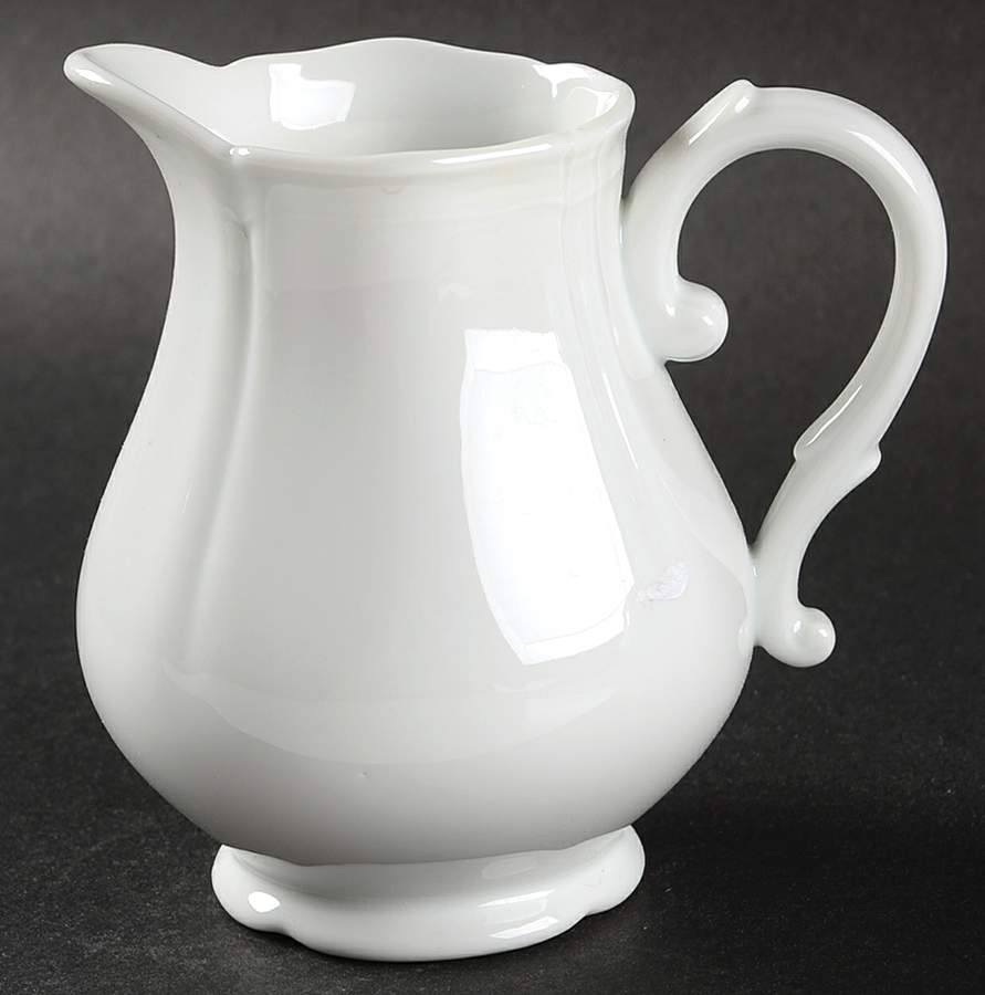 White Antico Doccia Creamer by Ginori 1735-1
