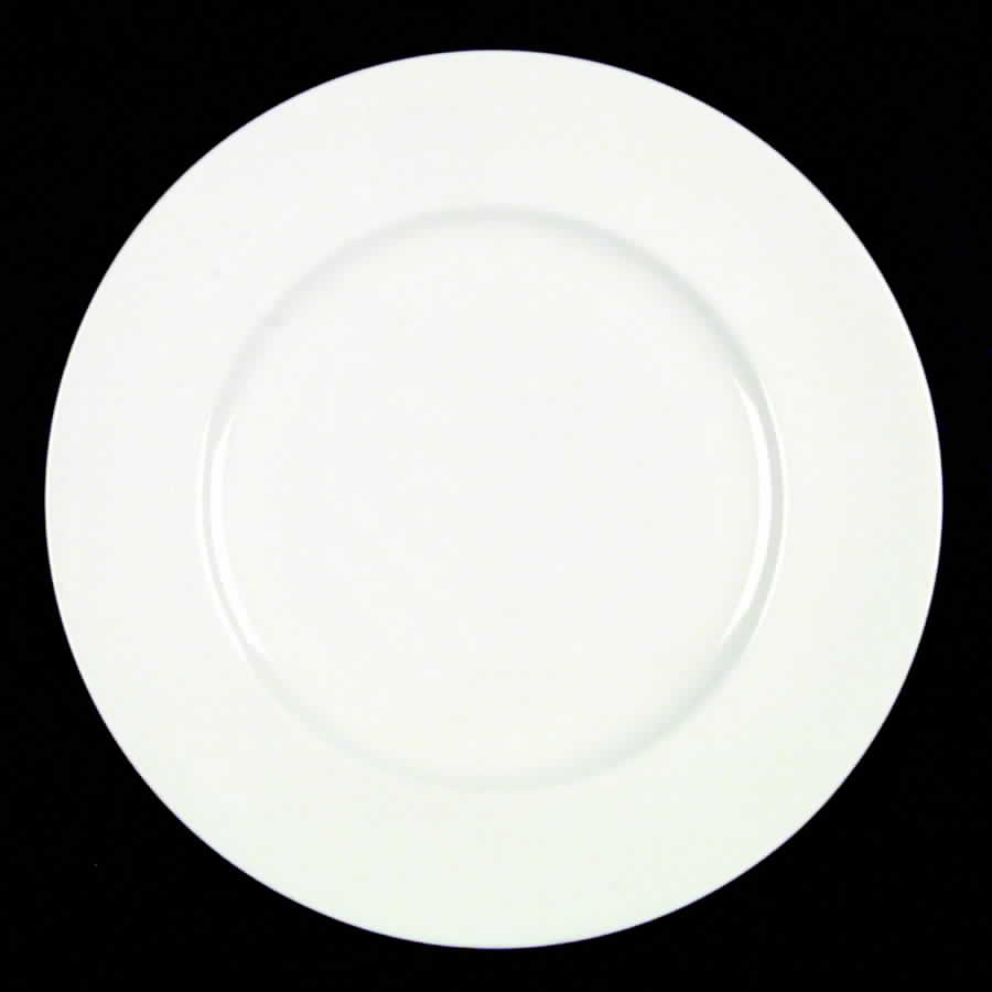 White Lago Dinner Plate by Ginori 1735-1