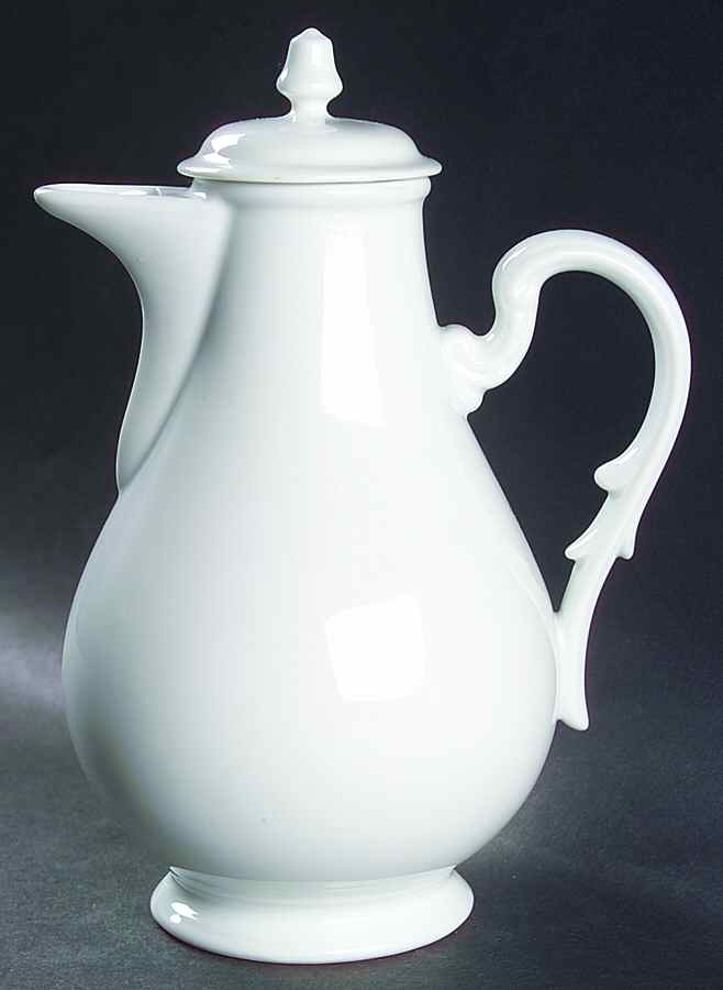 Museo White Small Coffee Pot & Lid by Ginori 1735-1