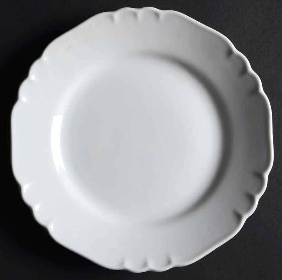 White Petalo Salad Plate by Ginori 1735-1