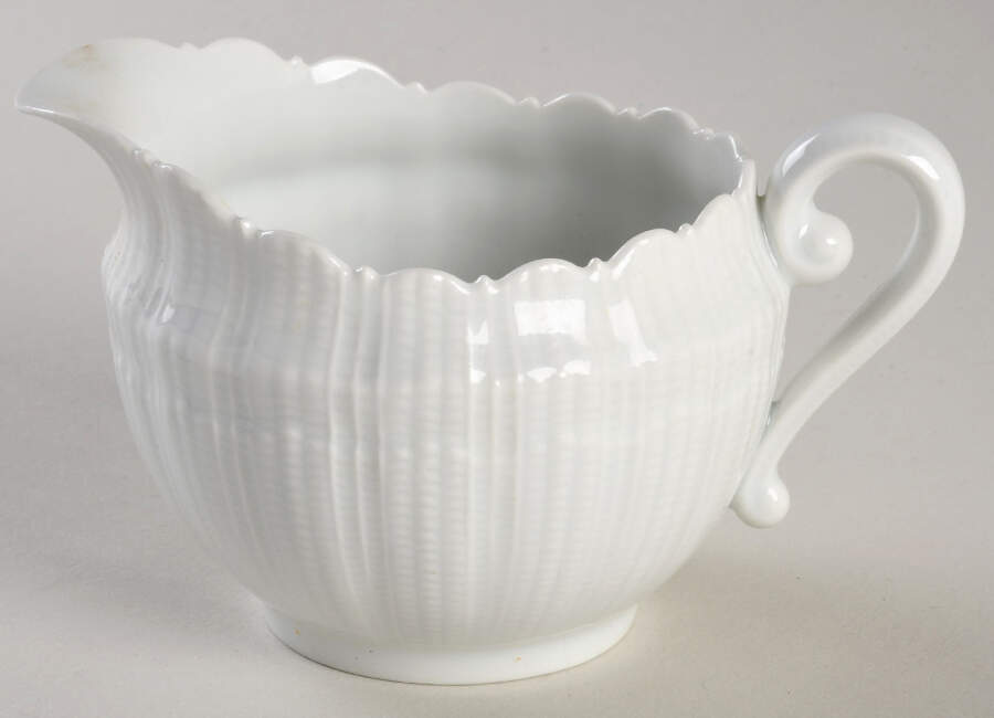 Corail White Creamer by Giraud China-1