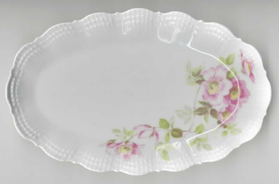 Eglantine 16" Oval Serving Platter by Giraud China-1