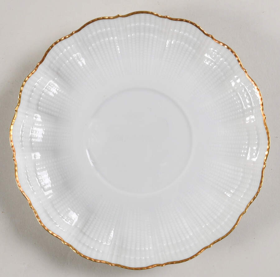 Gold Corail Saucer for Cream Soup Bowl by Giraud China-1