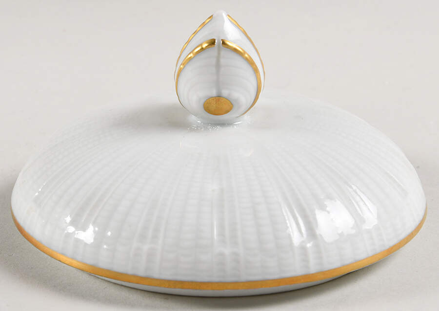 Gold Corail Lid for Sugar Bowl by Giraud China-1