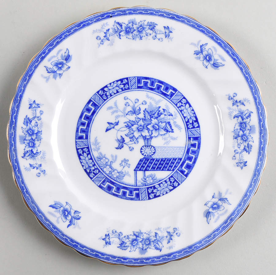 Blue Rhapsody Salad Plate by Gladstone-1
