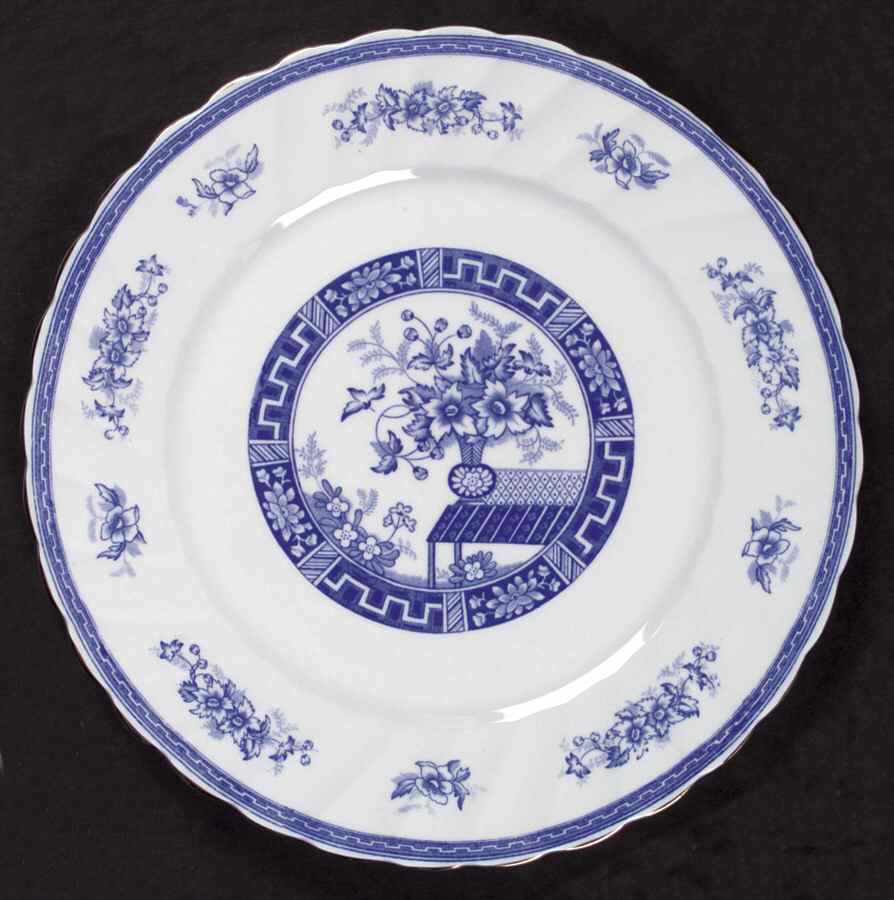 Blue Rhapsody Dinner Plate by Gladstone-1