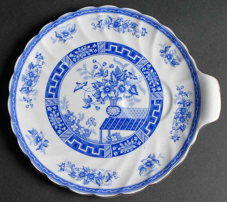 Blue Rhapsody Snack Plate by Gladstone-1