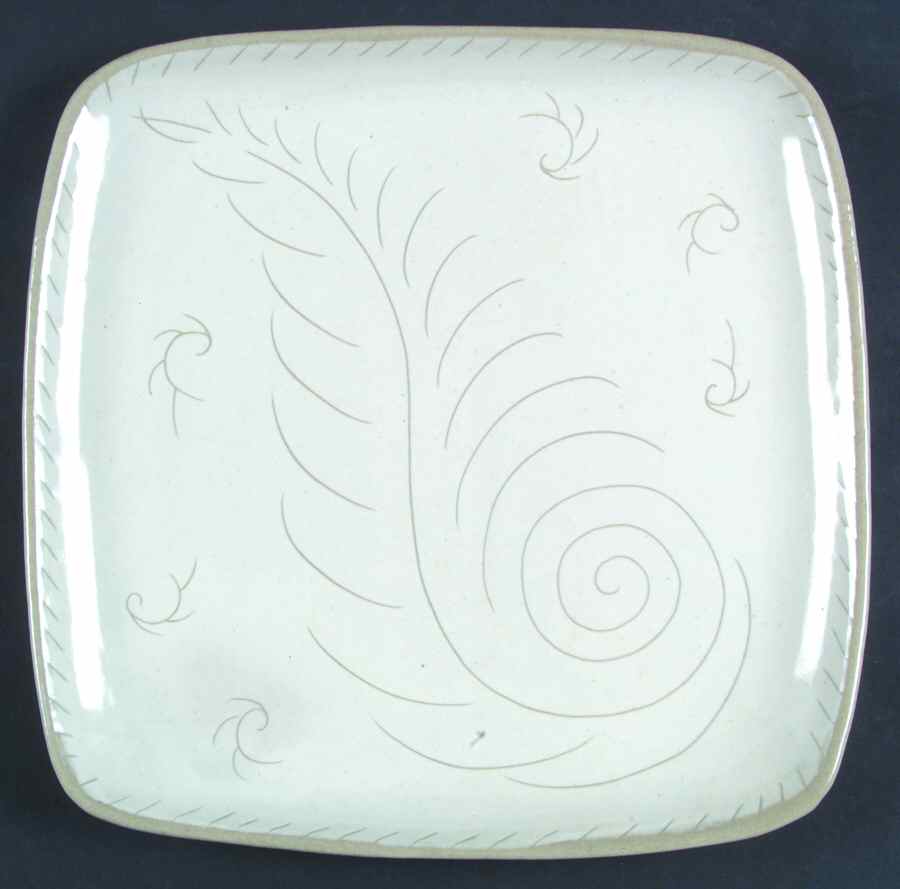 Feather 12" Square Chop Plate by Glidden-1