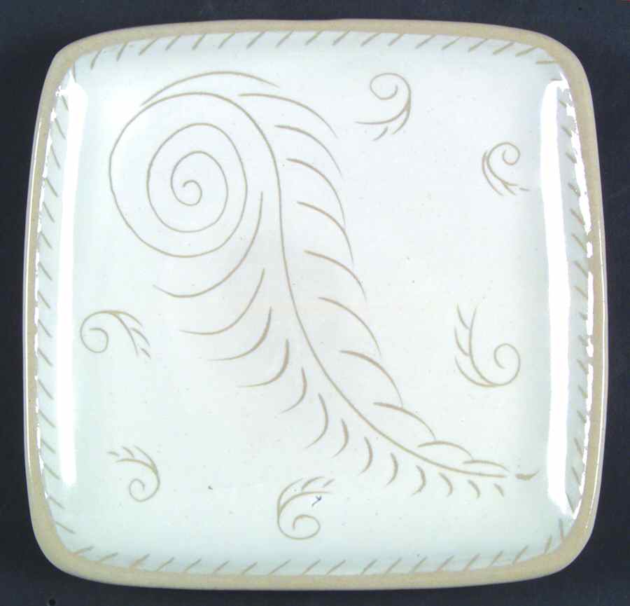 Feather Luncheon Plate by Glidden-1