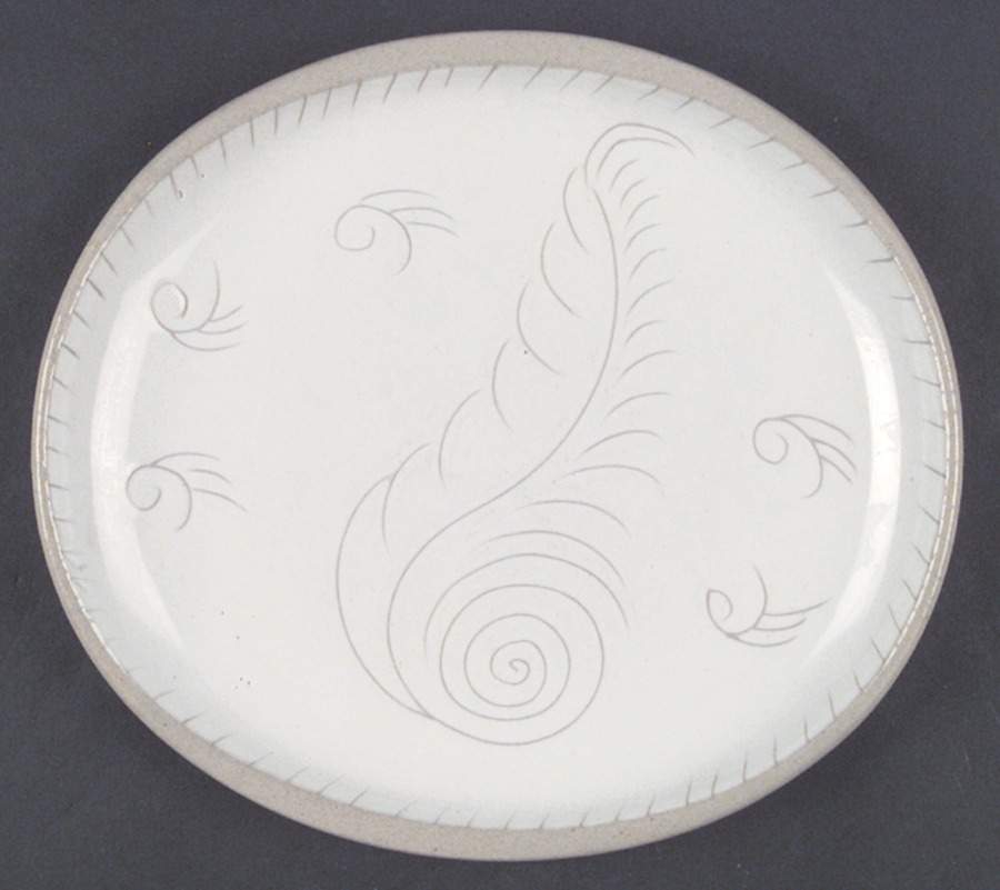Feather Dinner Plate by Glidden-1