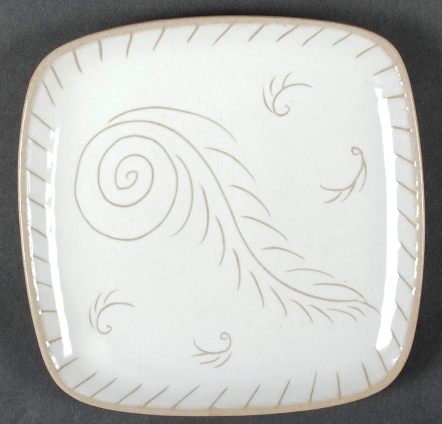 Feather Salad Plate by Glidden-1
