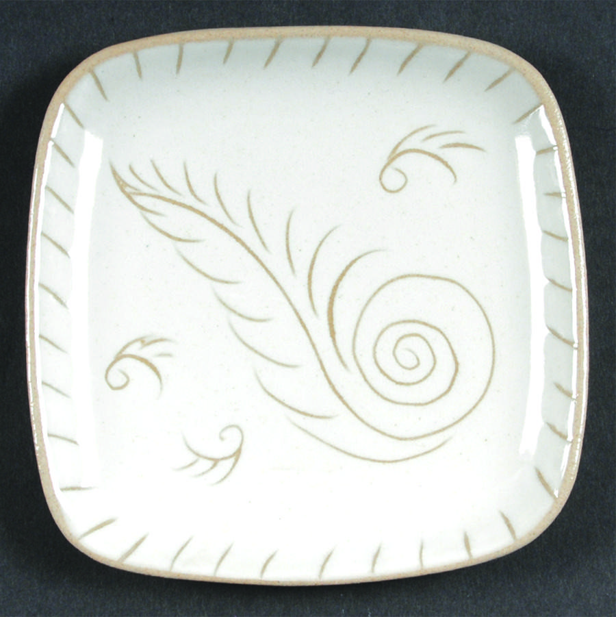 Feather Bread & Butter Plate by Glidden-1