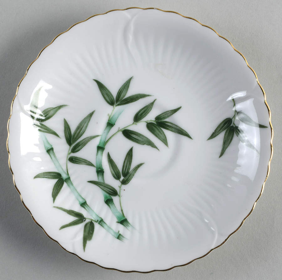 Bamboo (Scalloped) Saucer by Gold China-1