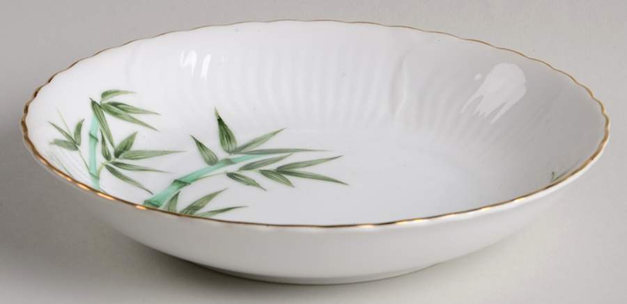 Bamboo (Scalloped) Coupe Soup Bowl by Gold China-1
