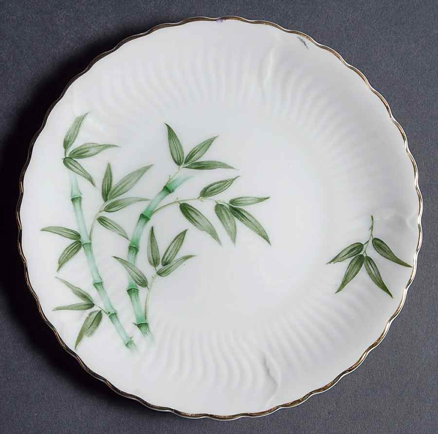 Bamboo (Scalloped) Bread & Butter Plate by Gold China-1