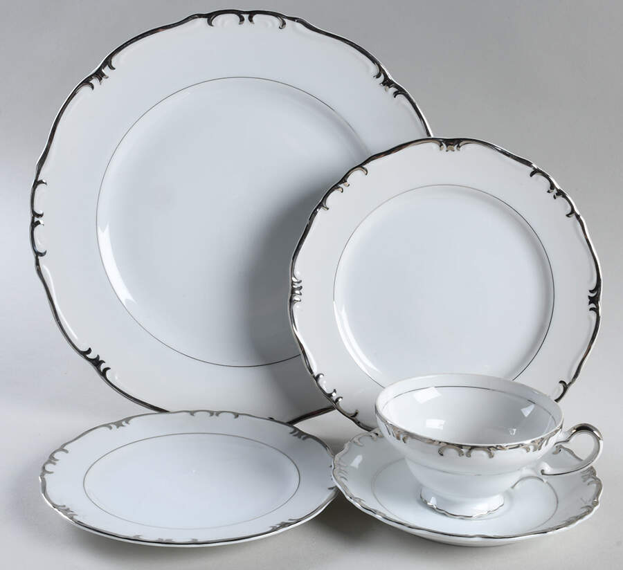 Baronet 5 Piece Place Setting by Gold China-1