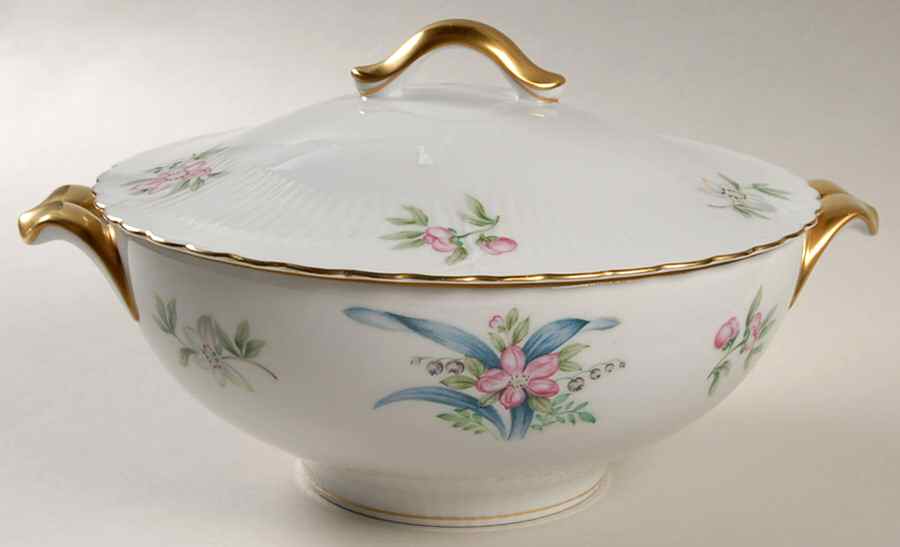 Belle Round Covered Vegetable by Gold China-1