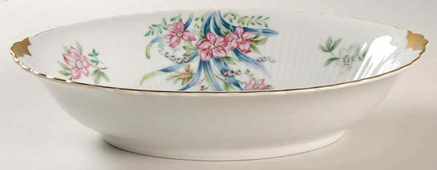 Belle 10" Oval Vegetable Bowl by Gold China-1