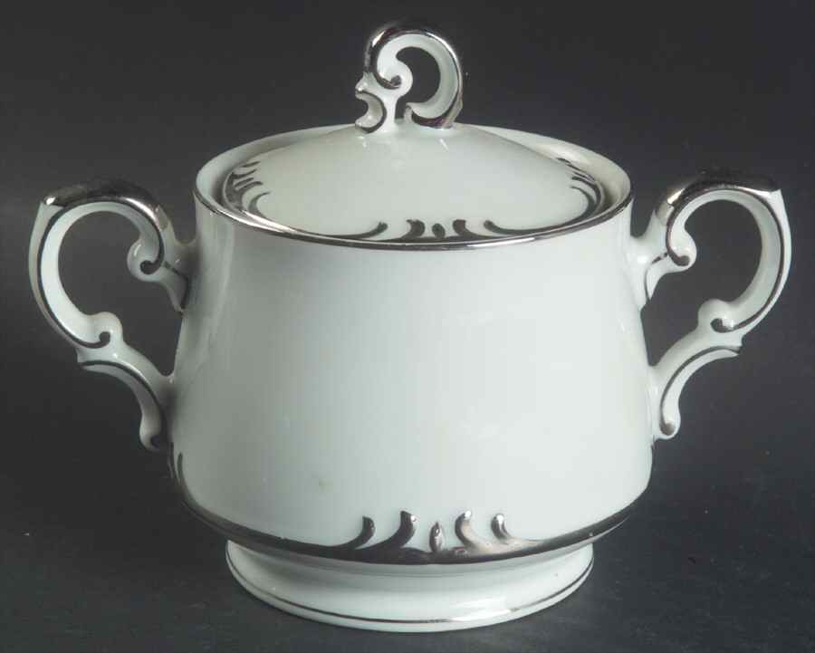 Elegance Sugar Bowl & Lid by Gold China-1