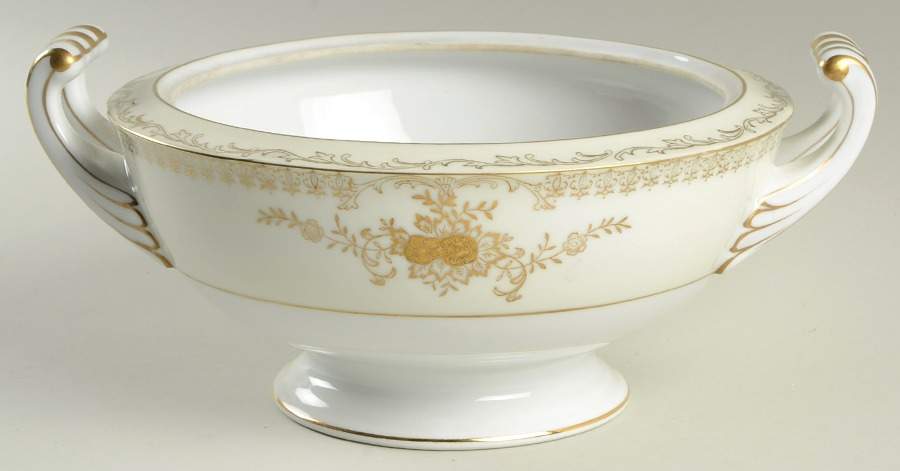 Embassy Round Vegetable No Lid by Gold China-1