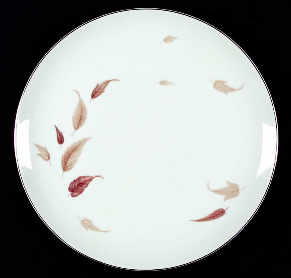 Falling Leaves Dinner Plate by Gold China-1