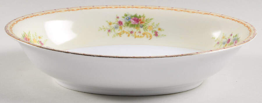 GOC10 10" Oval Vegetable Bowl by Gold China-1