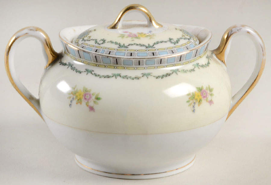 GOC4 Sugar Bowl & Lid by Gold China-1
