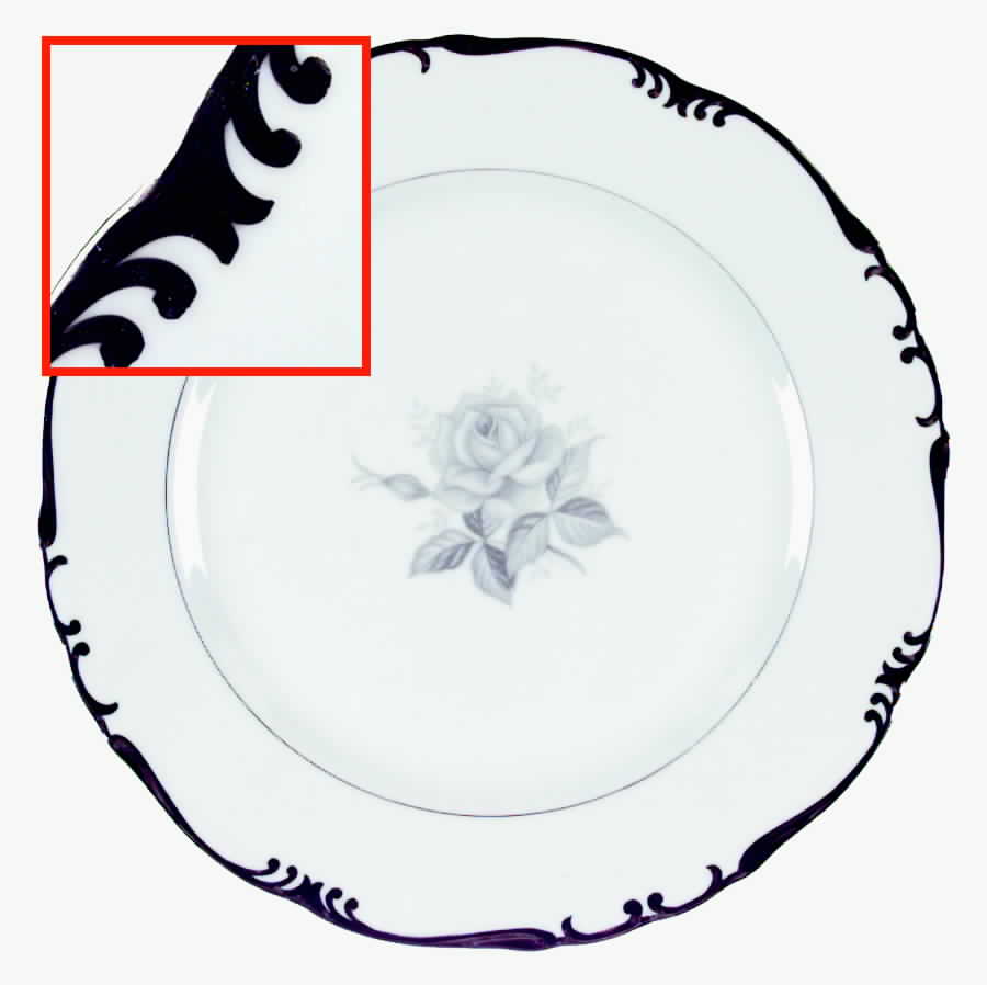 Miriam Dinner Plate by Gold China-1