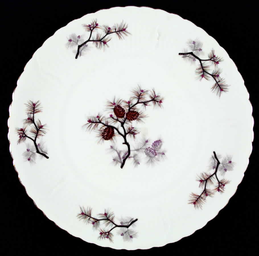 Pine Cone Dinner Plate by Gold China-1