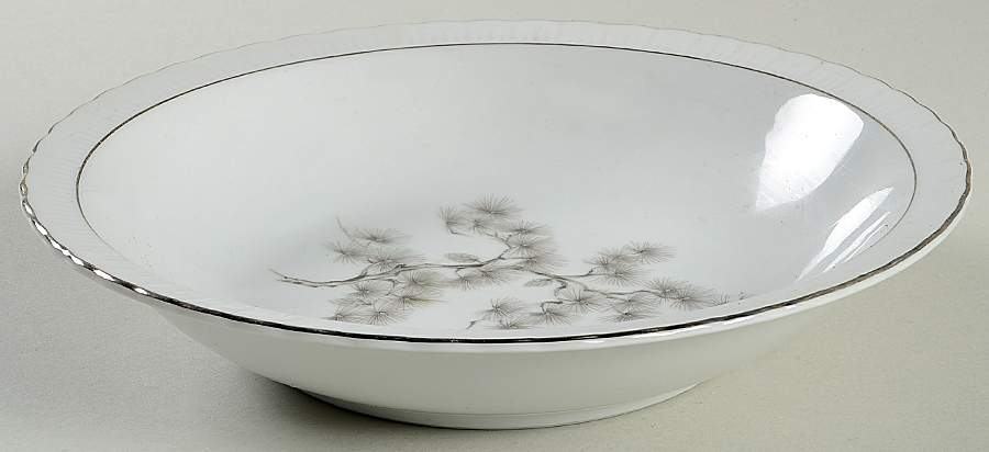 Regal Pine Rim Soup Bowl by Gold China-1