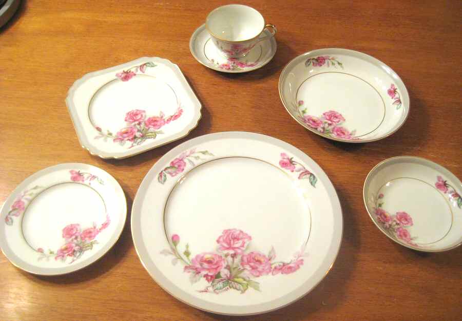 Rose Dawn Bread & Butter Plate by Gold China-1