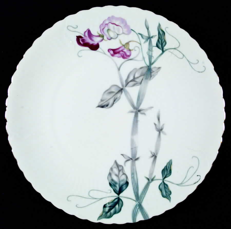 Sweet Pea Dinner Plate by Gold China-1