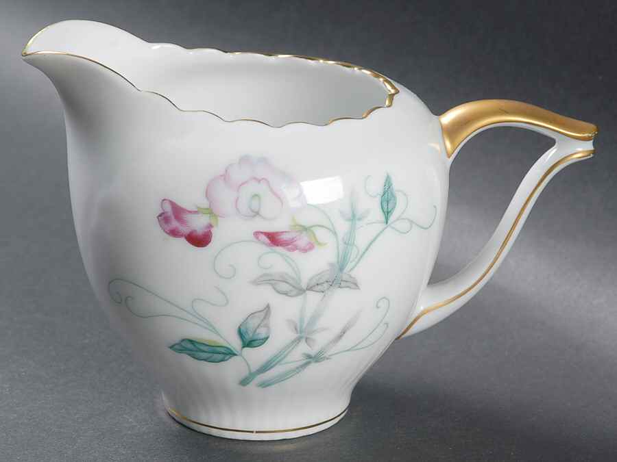 Sweet Pea Creamer by Gold China-1