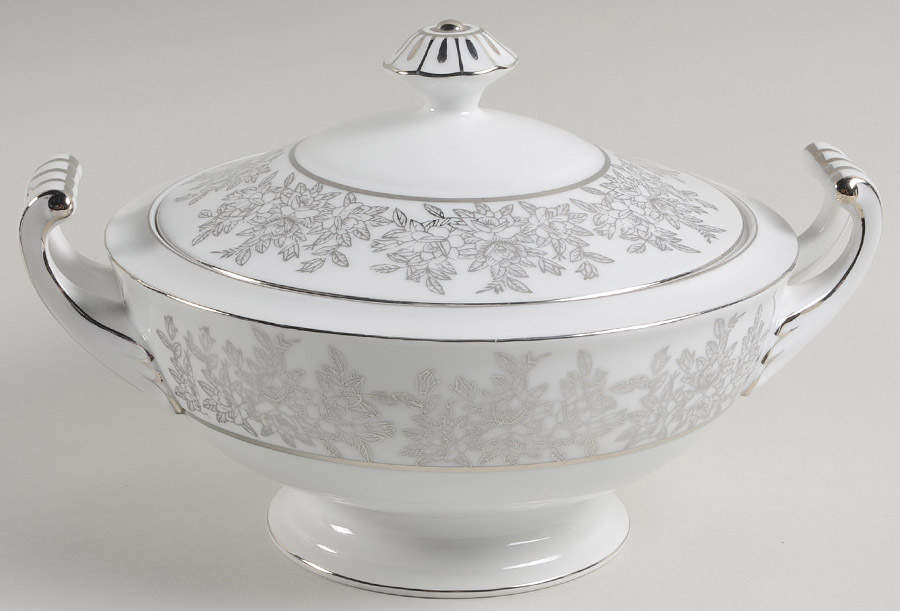 Star Dust Round Covered Vegetable by Gold China-1