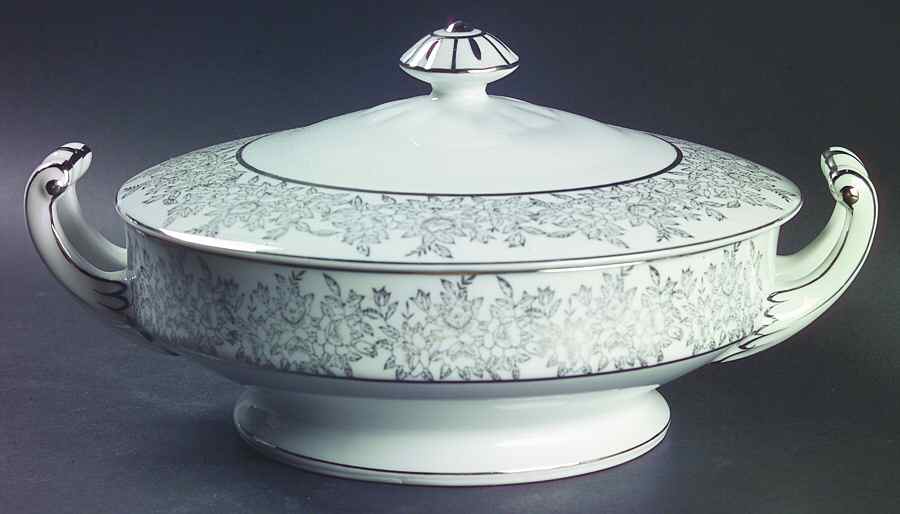 Star Dust Round Covered Vegetable by Gold China-1