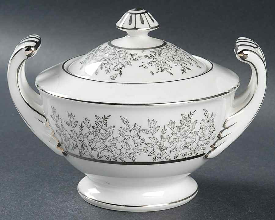 Star Dust Sugar Bowl & Lid by Gold China-1