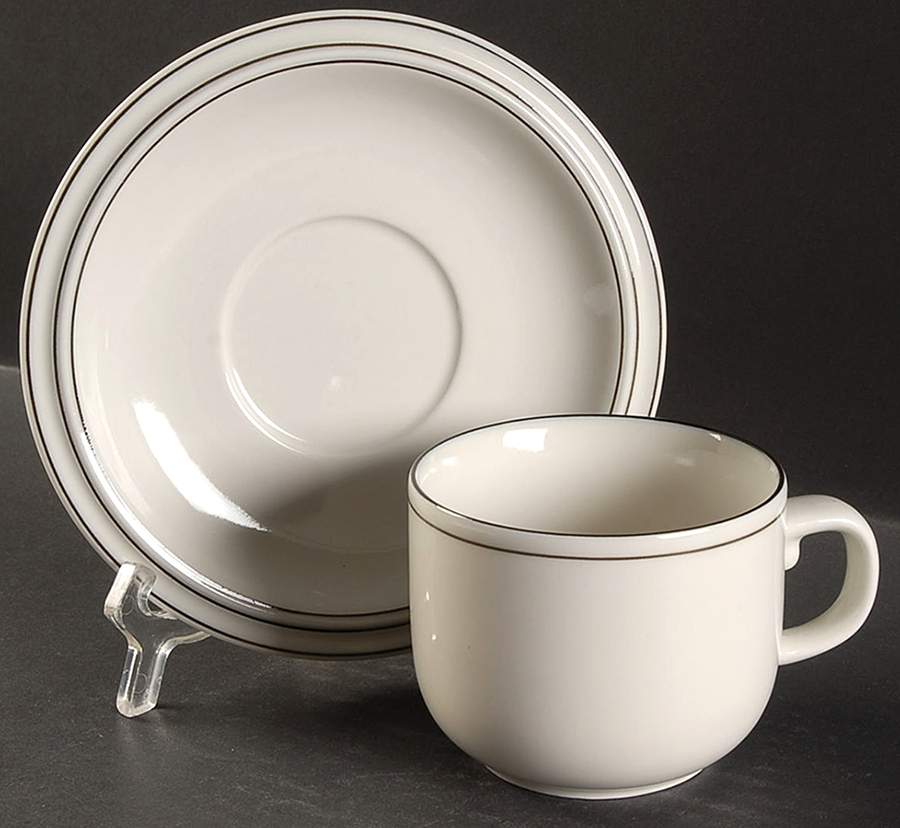 Atelier Flat Cup & Saucer Set by Goebel-1