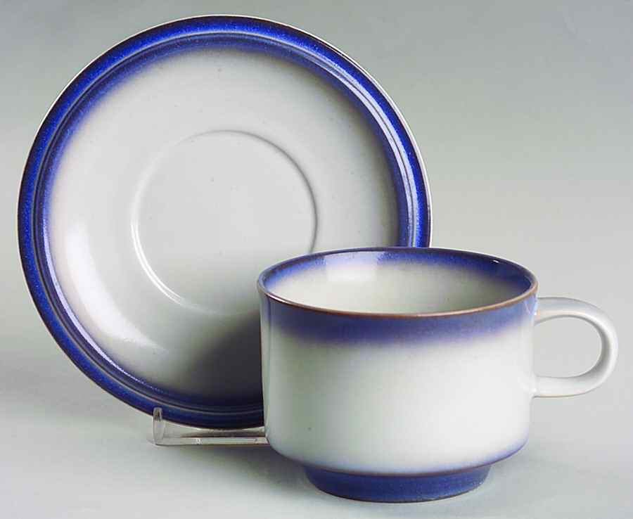 Auvergne Flat Cup & Saucer Set by Goebel-1