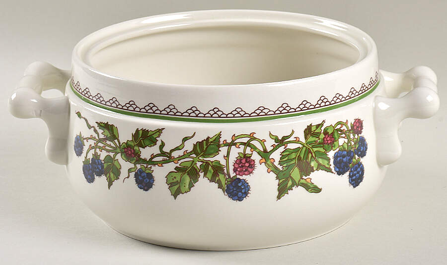Brombeere 2 Qt Round Covered Casserole No Lid by Goebel-1