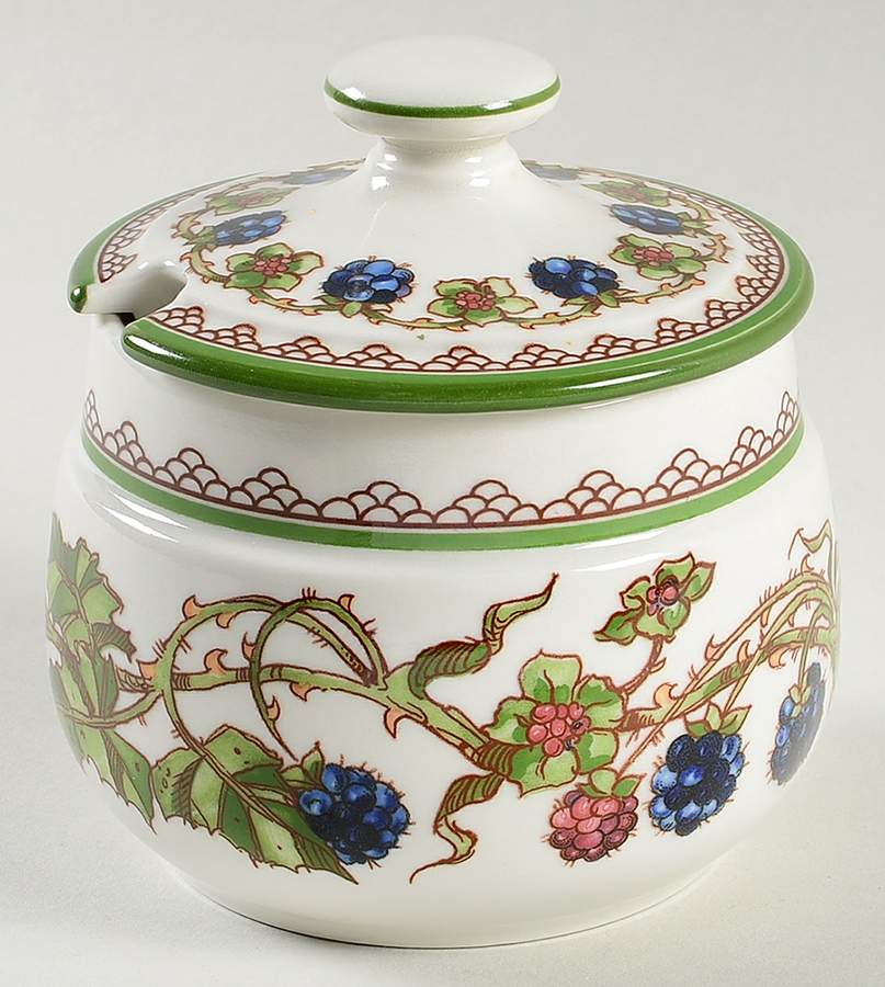 Brombeere Sugar Bowl & Lid by Goebel-1