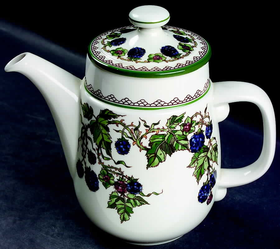 Brombeere Coffee Pot & Lid by Goebel-1
