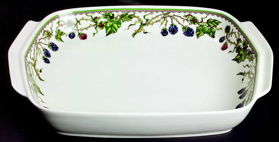 Brombeere 13"  Rectangular Baker by Goebel-1