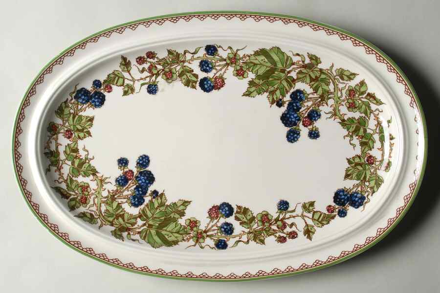 Brombeere 14" Oval Serving Platter by Goebel-1