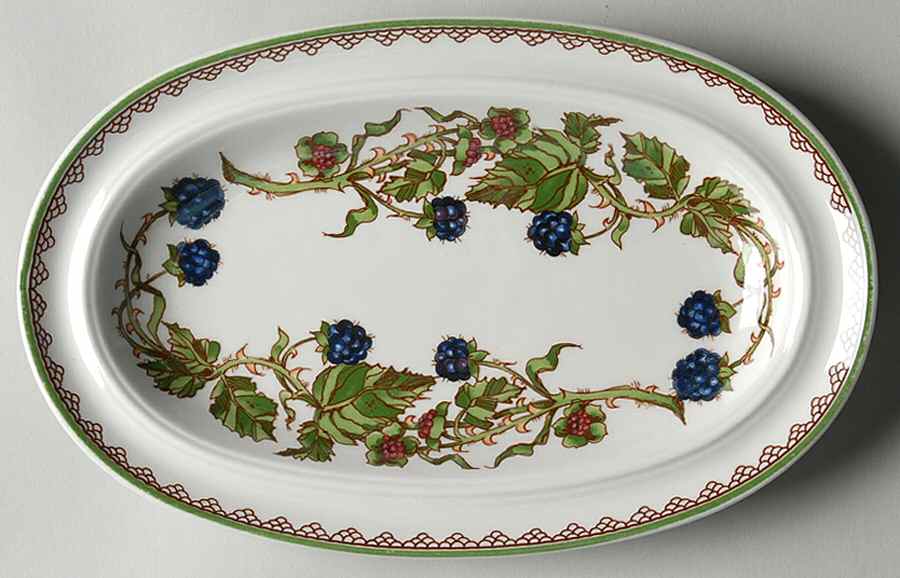 Brombeere 9" Oval Serving Platter by Goebel-1