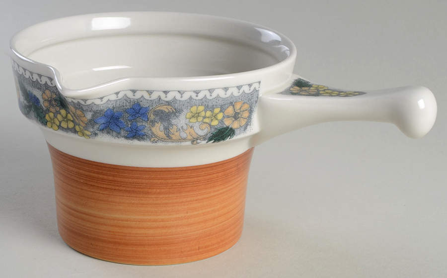 Burgund Round Gravy Boat by Goebel-1