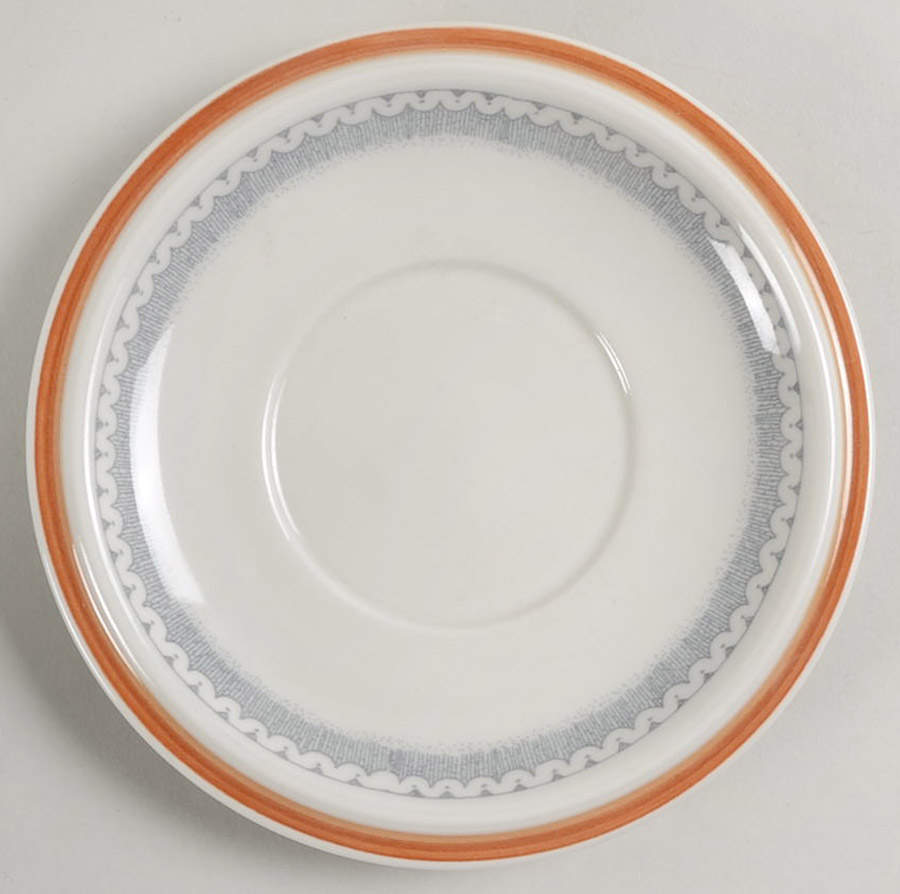 Burgund Saucer for Flat Cup by Goebel-1