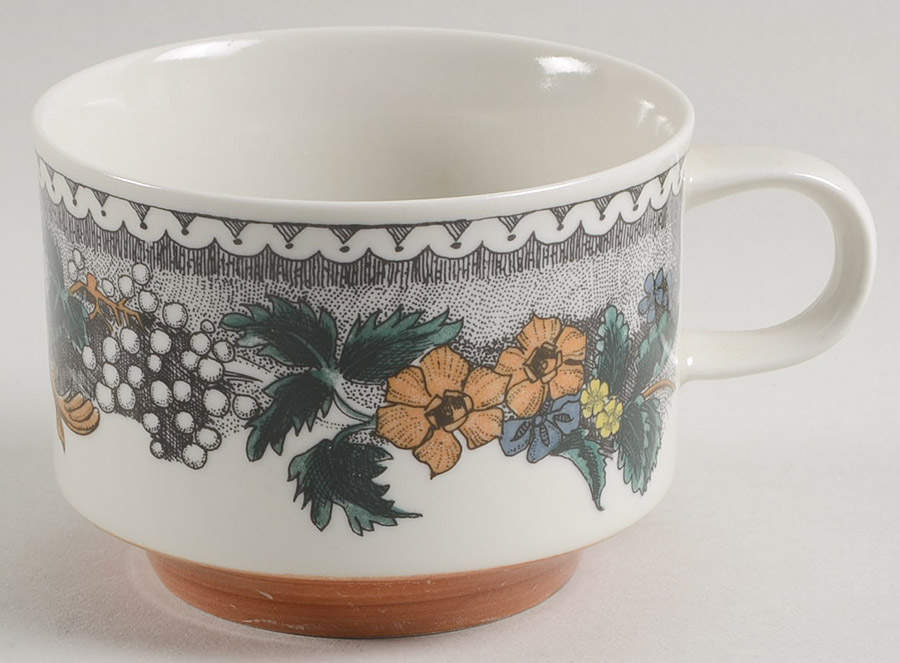 Burgund Flat Cup by Goebel-1